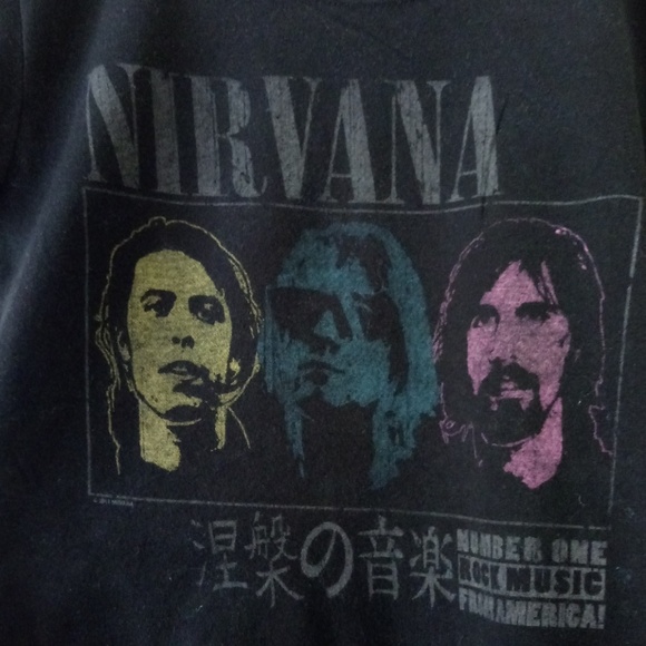 Tultex Tops - Nirvana #1 Rock Music from America Graphic t-shirt